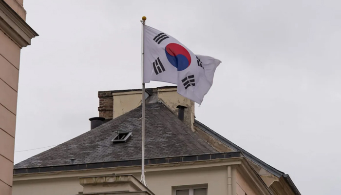 The South Korean flag can be seen in this picture. — AFP/File