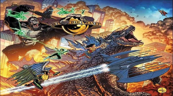 DC unveils massive crossover: Justice League vs. Godzilla vs. Kong