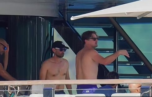 Leonardo DiCaprio and Tobey Maguire party on yacht with bikini-clad beauties