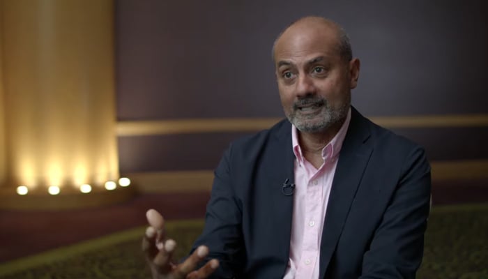 A famous BBC award-winning journalist George Alagiah can be seen speaking in an interview with Salt Healthcare on August 12, 2019. — Screengrab/YouTube/Salt Healthcare