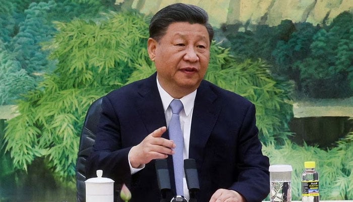 Chinese President Xi Jinping gestures as he meets with US Secretary of State Antony Blinken (not pictured) in the Great Hall of the People in Beijing, China, June 19, 2023. — Reuters