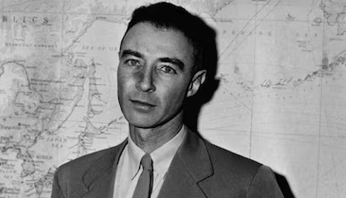 Theoretical physicist J Robert Oppenheimer. — Twitter/@Partisan_O