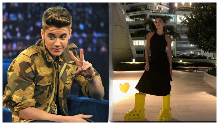 Justin Bieber convinces Victoria Beckham to wear crocs?