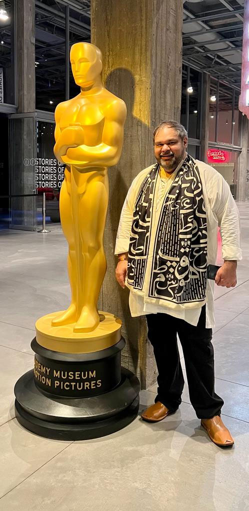 Mohammed Ali Naqvi is at the Academy of Motion Pictures Arts And Sciences Museum. — Supplied