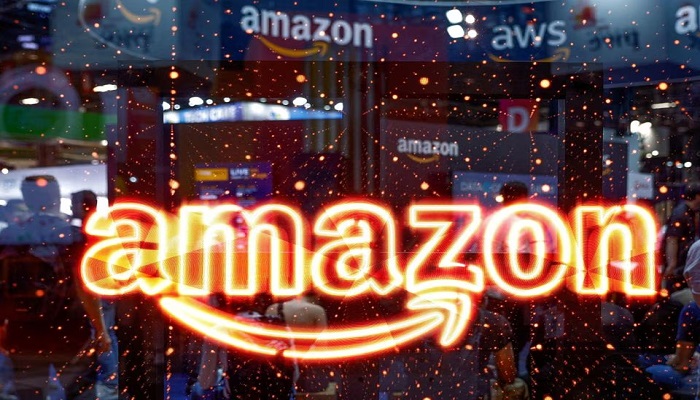 The logo of Amazon is seen at the Viva Technology conference dedicated to innovation and startups at Porte de Versailles exhibition center in Paris, France, June 15, 2023.— Reuters/File