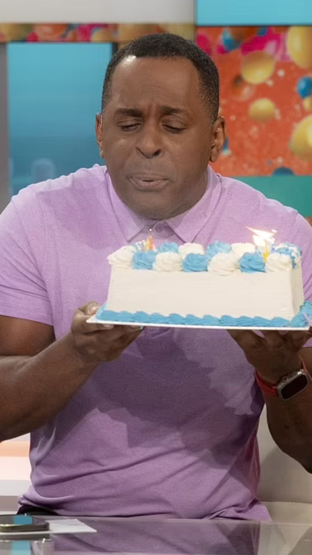 TV presenter Andi Peters celebrates 53rd birthday on ‘Good Morning Britain’