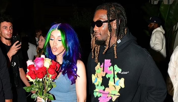 Cardi B has new hair and it looks like a bouquet of roses