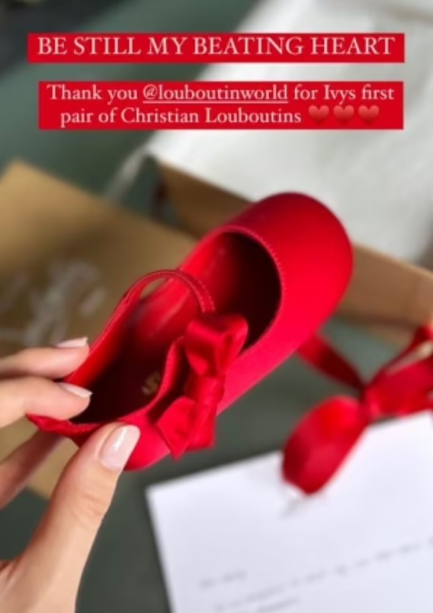 Model Daisy Lowe gifts her infant daughter £240 pair of Louboutins