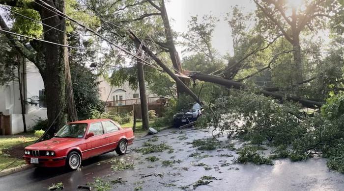 Potent storm sweeps Washington leaving one dead, damaging property