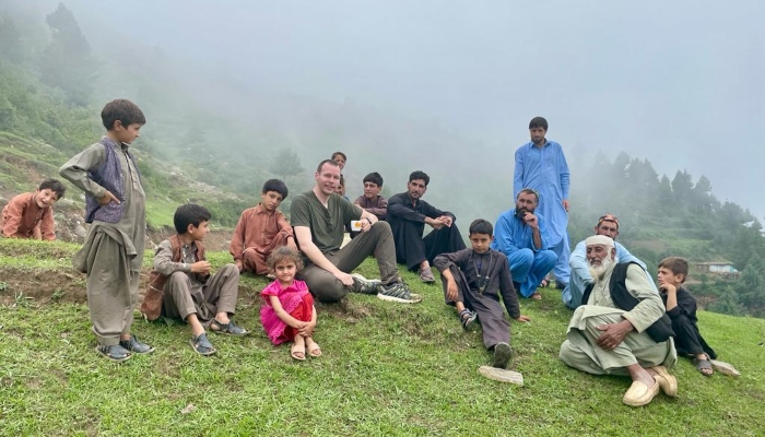 Denmark Embassys Deputy Head Of Mission Simon Fasterkjær Kjeldsen with children. — Danish Embassy