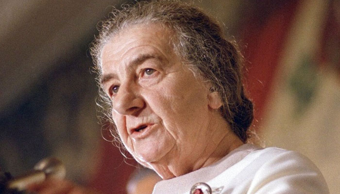 Former Israeli Prime Minister Golda Meir. — Twitter/@i24NEWS_EN