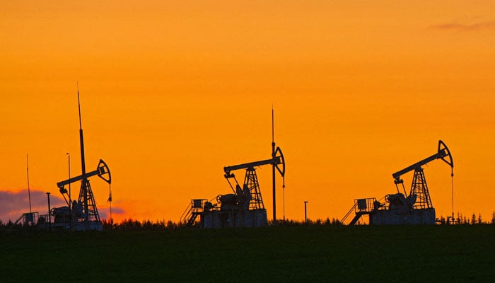 A view shows oil pump jacks outside Almetyevsk in the Republic of Tatarstan, Russia June 4, 2023. — Reuters