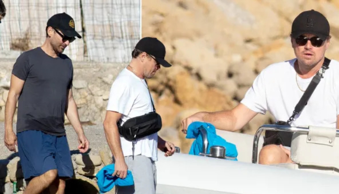 Leonardo DiCaprio and Tobey Maguires bromance continues in Ibiza