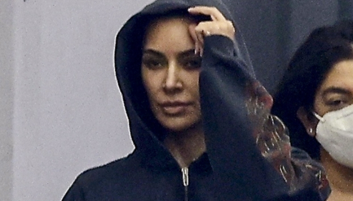 Kim Kardashian spotted leaving a plastic surgeons office in Beverly Hills