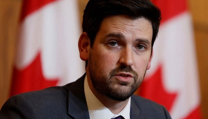 In this file photo, Sean Fraser attends a press conference with United Nations High Commissioner for Refugees Filippo Grandi in Ottawa, Ontario, Canada on April 6, 2022. — Reuters/File