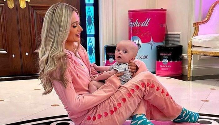 Paris Hilton shares heartwarming video of son Phoenix with matching necklace