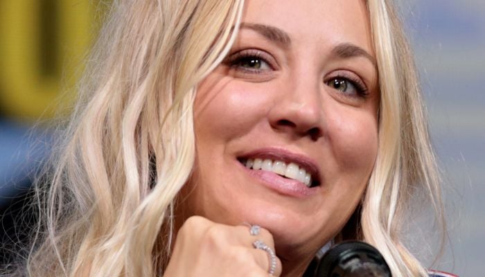 Kaley Cuoco says her baby and pets are her “Product Testing Crew”