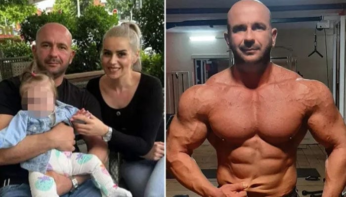 This image shows Bosnian bodybuilder Nermin Sulejmanovic. — Twitter/File