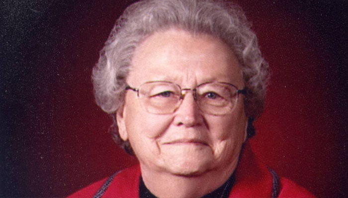 Longtime Marion County Record journalist Joan Meyer, 98, died Saturday less than 24 hours after a police raid at her home.—Twitter/File