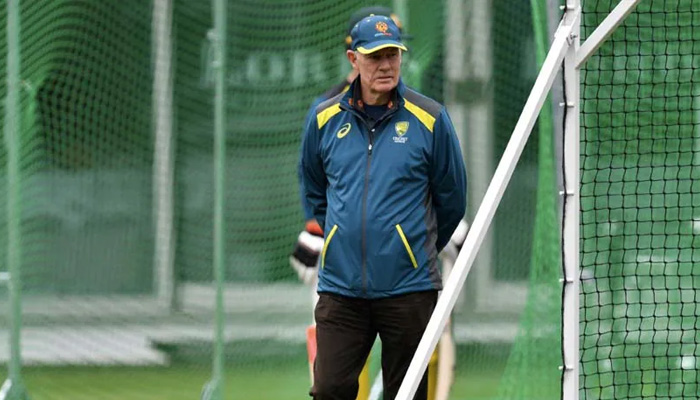 Australian batting great Greg Chappell is pictured in the nets while overseeing a training session in this undated image. — AFP/File