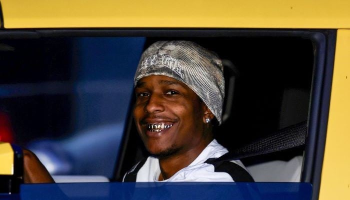 A$AP Rocky spotted smiling during 1st outing as father of 2 with Rihanna