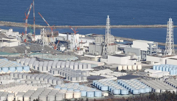 An aerial view shows the storage tanks for treated water at the tsunami-crippled Fukushima Daiichi nuclear power plant in Okuma town, Fukushima prefecture. — Reuters