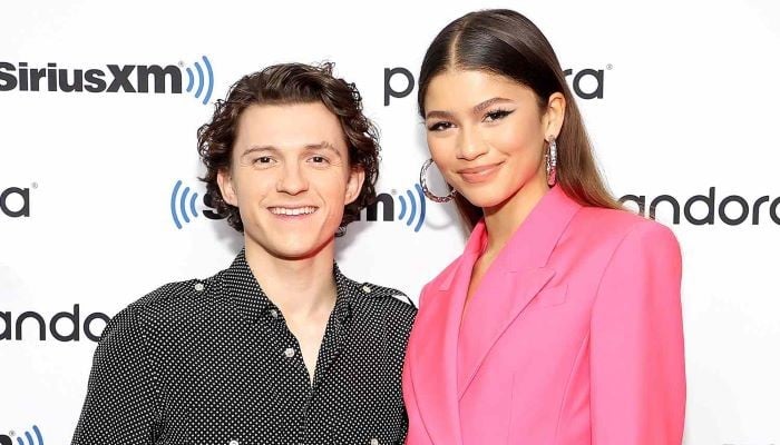 Zendaya and Tom Holland surprise Oakland students with basketball game