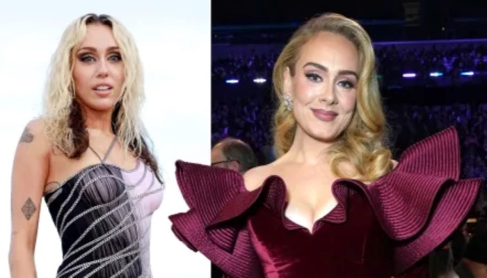 Adele applauds Miley Cyrus and her emotive track Used To Be Young