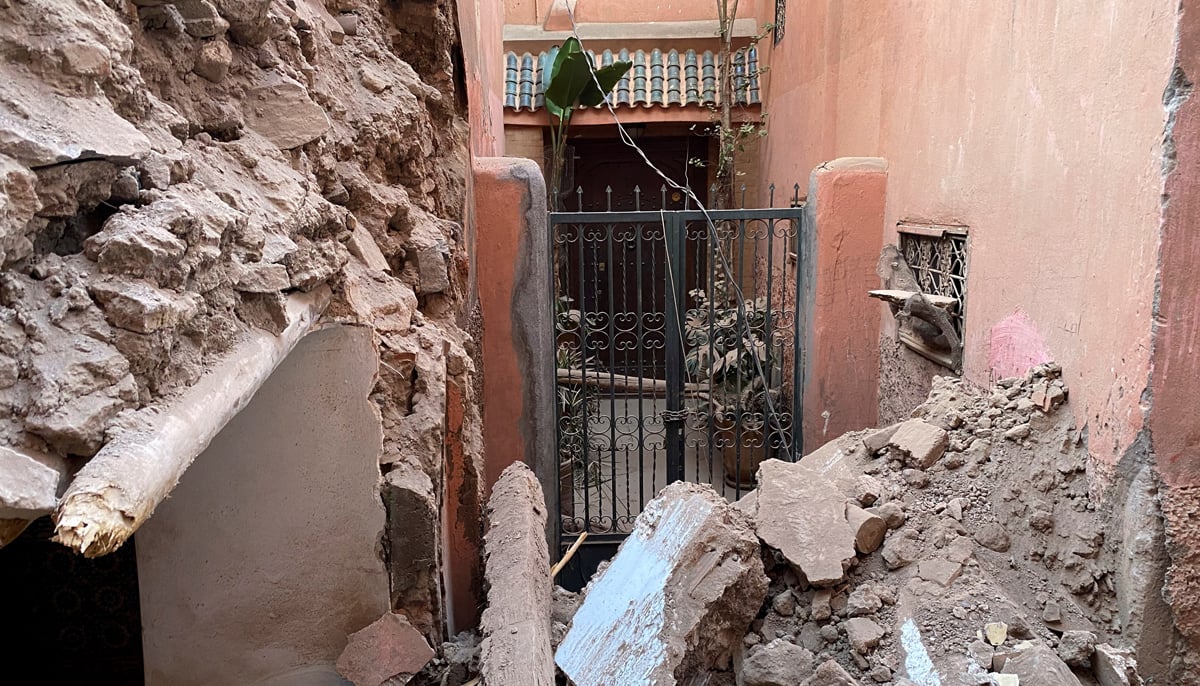 A general view of damage in the historic city of Marrakech, following a powerful earthquake in Morocco, September 9, 2023. — Reuters