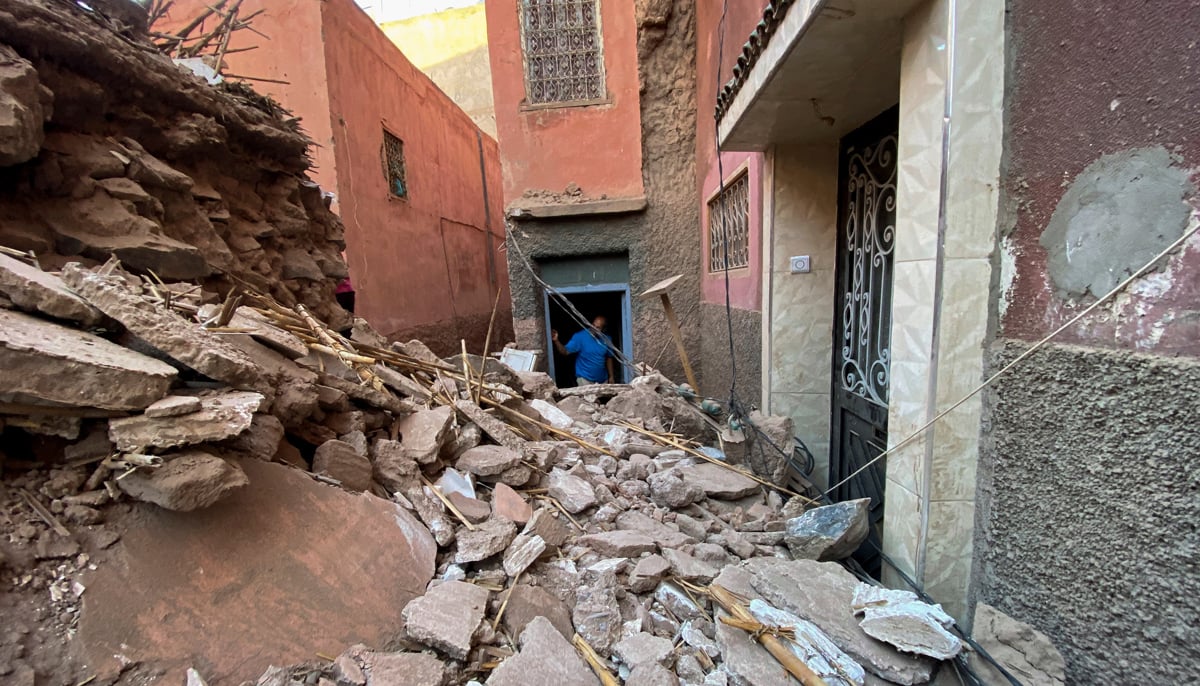 A general view of damage in the historic city of Marrakech, following a powerful earthquake in Morocco, September 9, 2023. — Reuters