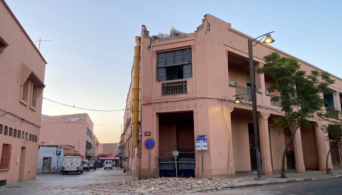 A view shows damage in Marrakech, following a powerful earthquake in Morocco, September 9, 2023. — Reuters