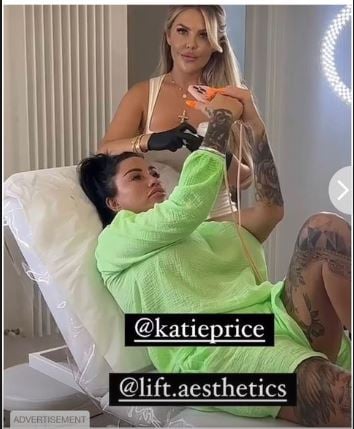 Katie Price dissolves lip fillers in painful procedure before starting fresh