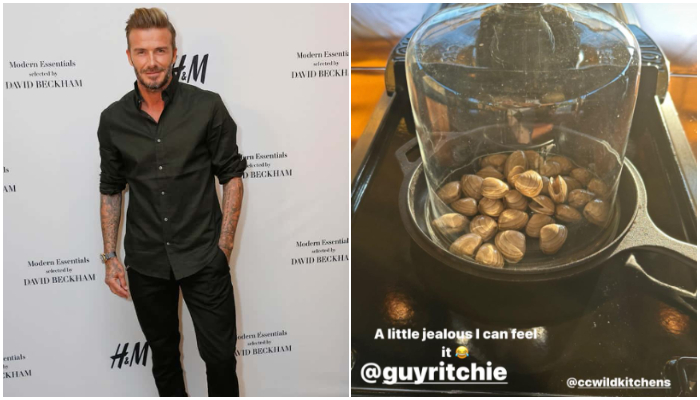 David Beckham and his wife Victoria had a luxury experience at Guy Ritchies £50,000 BBQ tents earlier this year