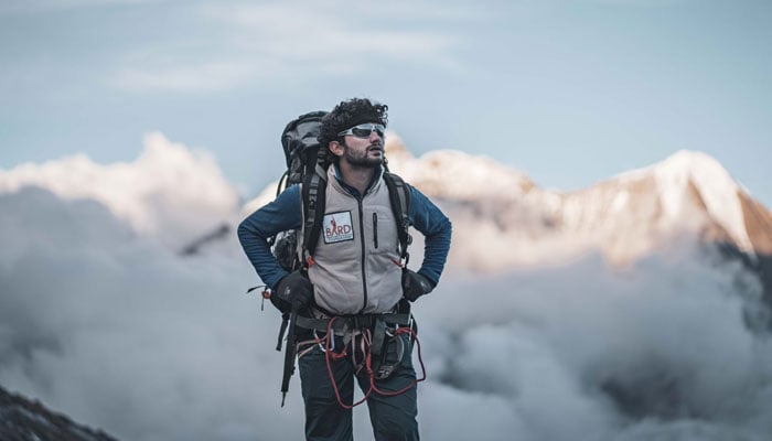 Pakistani mountaineer Shehroze Kashif. — Provided by the reporter