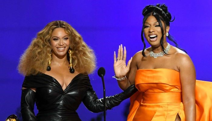 Megan Thee Stallion gushes over idol Beyoncé after electrifying Houston performance