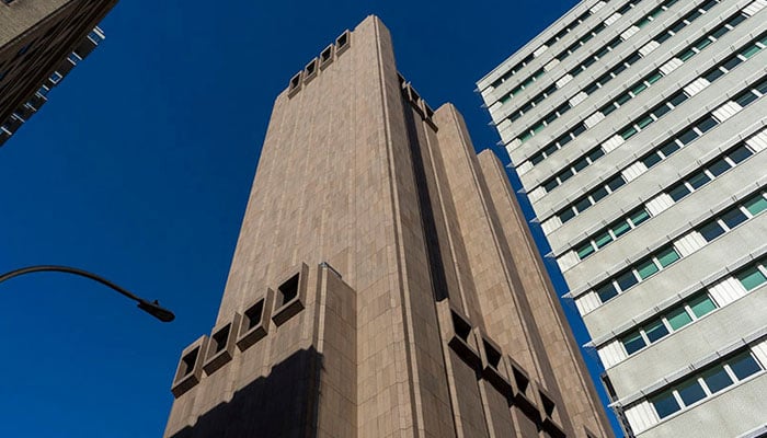 The AT&T switching building sits at 33 Thomas Street.—AFP/file