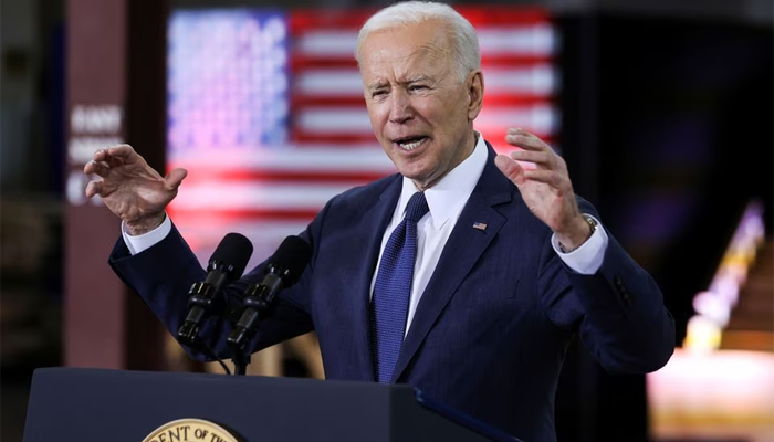 U. President Joe Biden speaks about his $2 trillion infrastructure plan during an event to tout the plan at Carpenters Pittsburgh Training Center in Pittsburgh, Pennsylvania, US, March 31, 2021. — Reuters