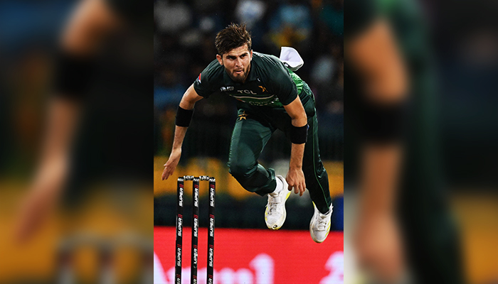 Pakistans Shaheen Shah Afridi delivers a ball during the Asia Cup 2023 Super Four one-day international (ODI) cricket match between Sri Lanka and Pakistan at the R. Premadasa Stadium in Colombo early September 15, 2023. — AFP