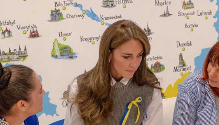 Kate Middleton expresses solidarity with Ukrainians in UK