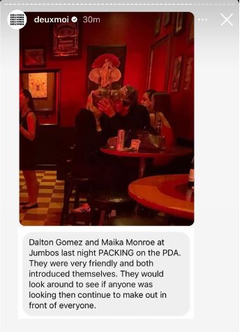 Ariana Grandes ex Dalton Gomez makes out with New Flame