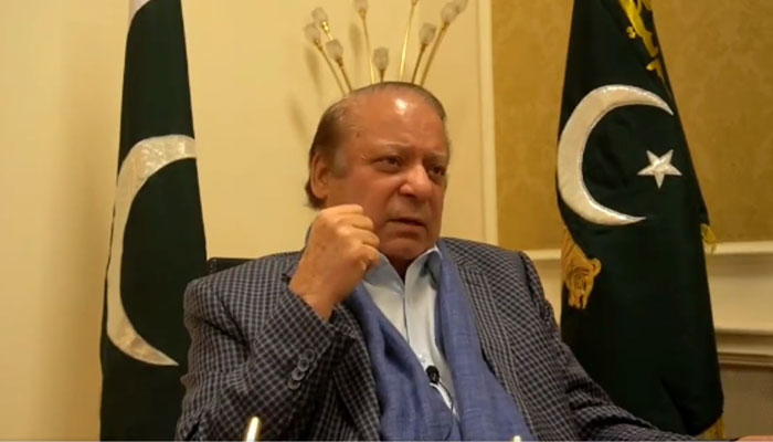 A chartered plane has been booked from Dubai for Nawaz Sharif’s Pakistan return on 21st. Screengrab of a Twitter video