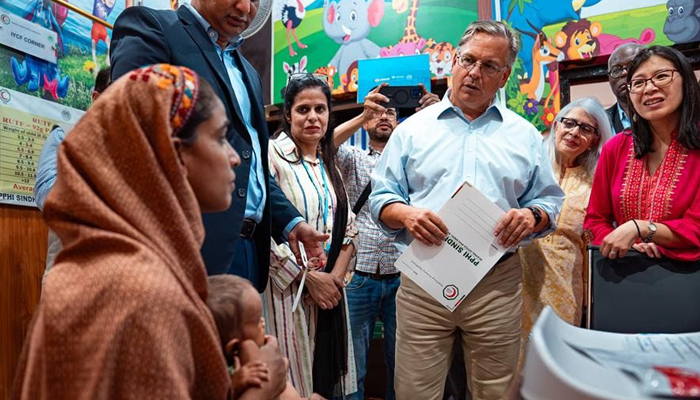 US Ambassador to Pakistan Donald Blome during his Sindh visit. — US Embassy