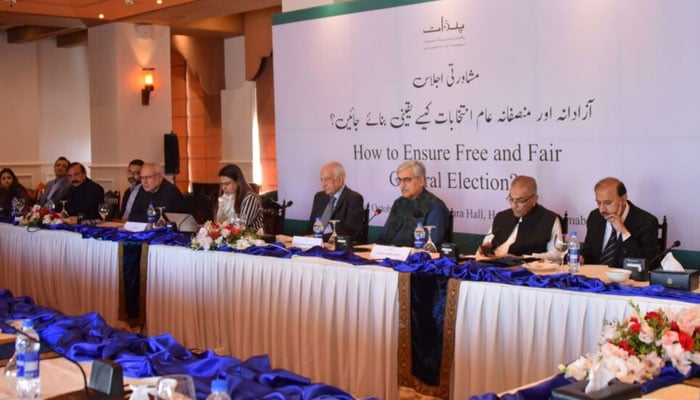 PILDAT Consultative Session on: How to ensure Free and Fair General Election? held at Islamabad on October 11, 2023. — PILDAT
