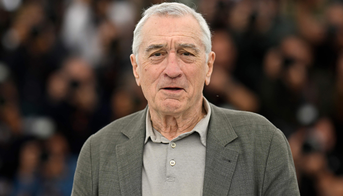 US actor Robert de Niro poses during a photocall for the film Killers of the Flower Moon at the 76th edition of the Cannes Film Festival in Cannes, southern France, on May 21, 2023. — AFP