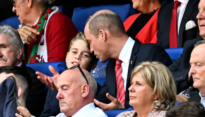 Prince William spotted scolding Prince George during match in France?