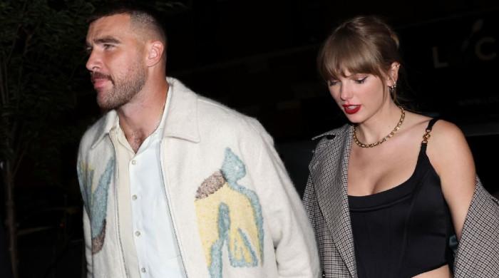 Travis Kelce takes off solo after spending night at Taylor Swift's place