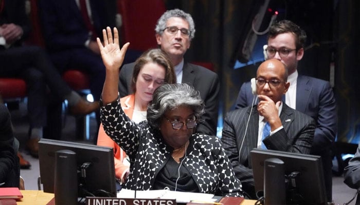 The United States was the only member of the UN Security Council to vote against the resolution, but as a permanent member it holds a veto.—AFP