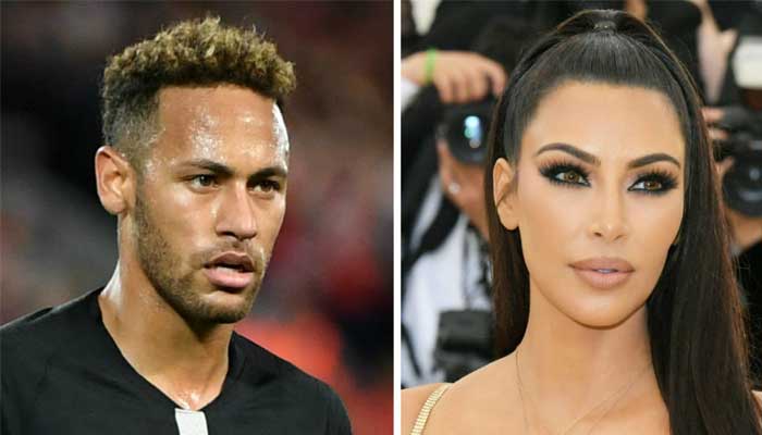 Neymar Jr promotes Kim Kardashian brand