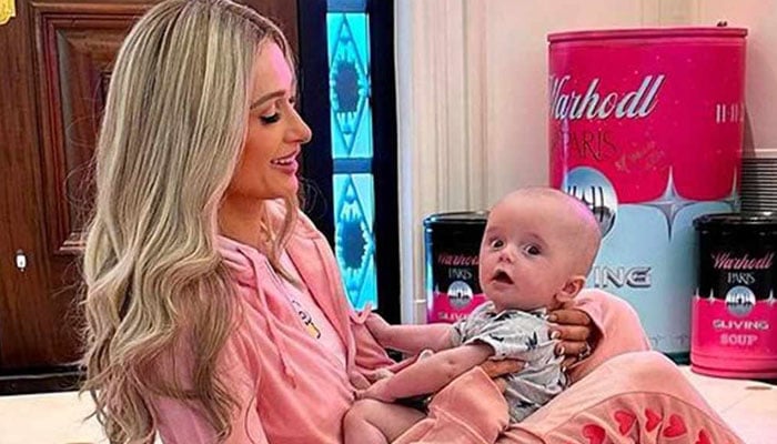 Paris Hiltons baby son Phoenix is being trolled mercilessly on social media