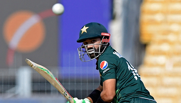 Cricket - ICC Cricket World Cup 2023 - Pakistan v South Africa - MA Chidambaram Stadium, Chennai, India - October 27, 2023 Pakistans Mohammad Rizwan in action. — Reuters